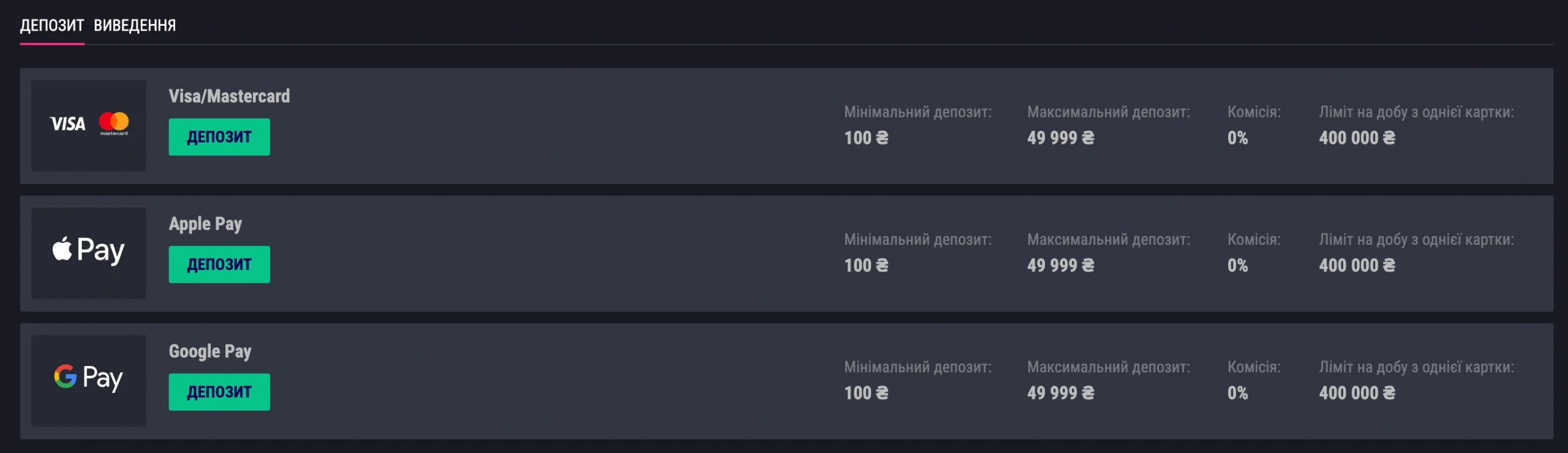 Як поповнити рахунок для старту гри